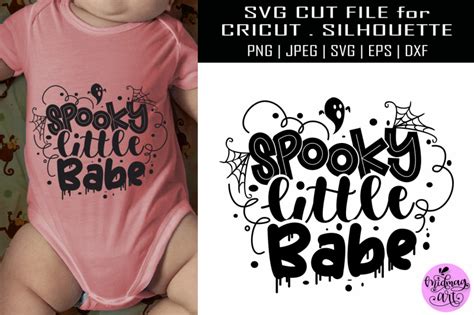 Spooky little babe svg, baby halloween svg By Midmagart | TheHungryJPEG