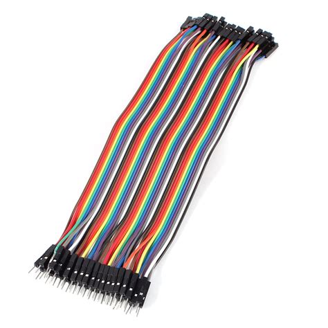 Jumper Wire Cable Male to Female Connector 40Pin 21cm Length Assorted ...