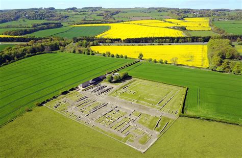 Corbridge (Coria) Roman town, UK [OC]. The town is located just south ...