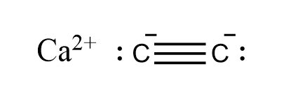 Propose a reasonable structure for calcium carbide, CaC2, on | Quizlet