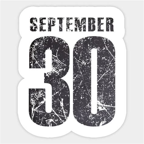 September 30 by bozarslan | Birthday stickers, September birthday ...