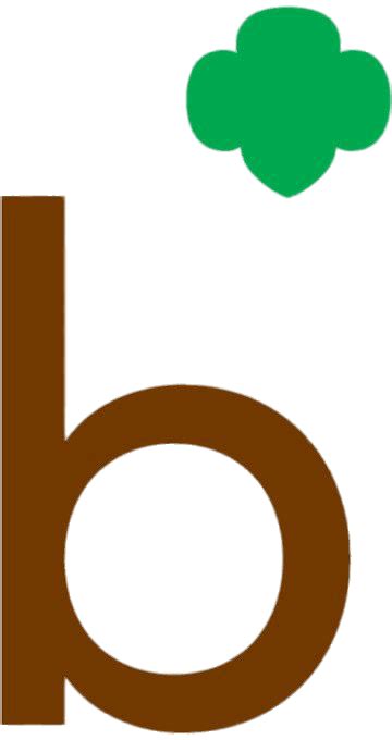 Girl Scouts Brownies shorthand logo transparent PNG - StickPNG