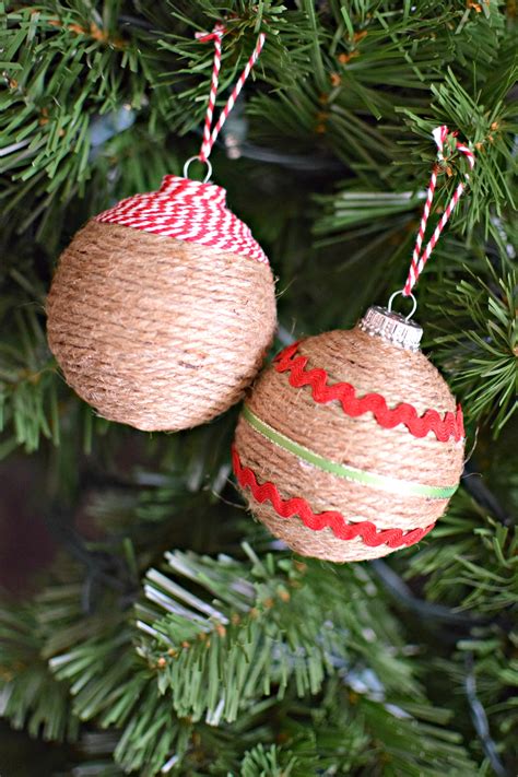 DIY Rustic Christmas Ornaments - With Twine – Sweet Nature's Beauty