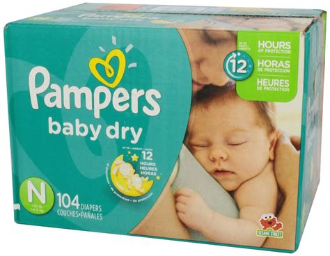 Pampers Baby Dry Diapers Size Newborn - 104 Count (FREE SHIPPING) *SALE*