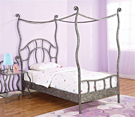 bed canopy and frame | Canopy bed frame, Twin canopy bed frame, Metal ...