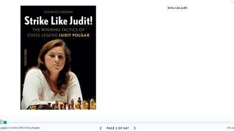 Strike like Judit The Winning Tactics of Chess Legend Judit Polgar.pdf | DocDroid