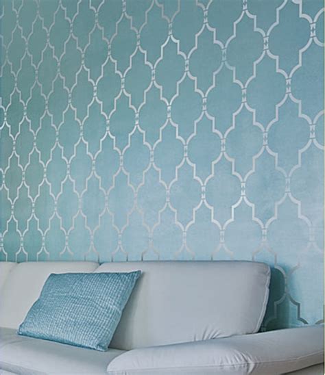 Wall Stencil Marrakech Trellis Lg by CuttingEdgeStencils on Etsy