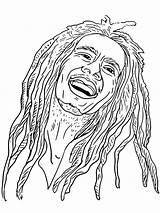 Bob Marley Face coloring Page  Download Print Or Color Online For Free sketch template