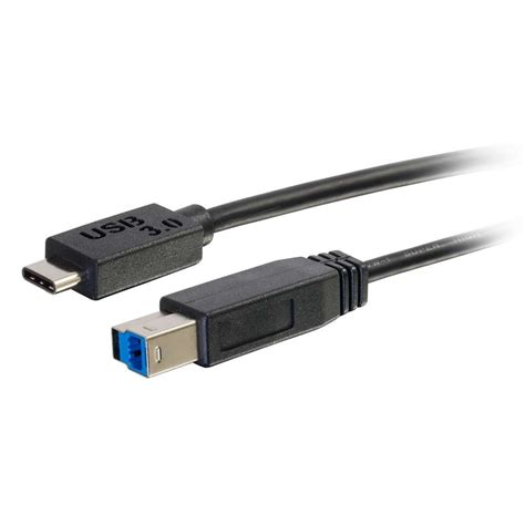 6ft (1.8m) USB 3.0 (USB 3.1 Gen 1) USB-C to USB-B Cable M/M - Black ...