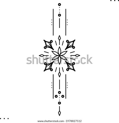 Vertical Lines Tattoo Design Pattern Black Stock Vector (Royalty Free) 1978827512 | Shutterstock