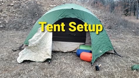 Tent Setup (Part 2) - YouTube