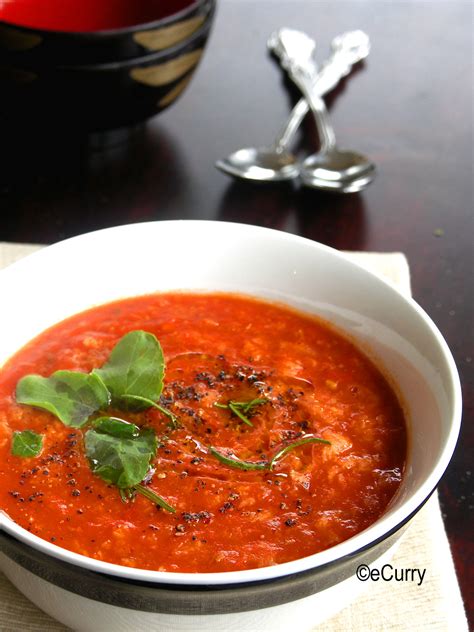 Tomato Bread Soup | eCurry - The Recipe Blog