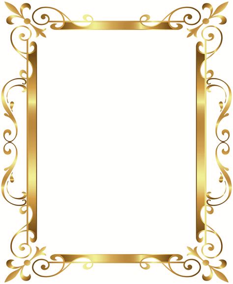 Gold Frame, Picture Frame - Photo Frame Transparent Image and Clipart ...