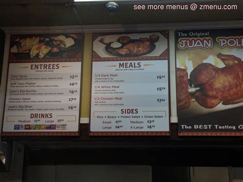 Online Menu of Juan Pollo Restaurant, Upland, California, 91786 - Zmenu