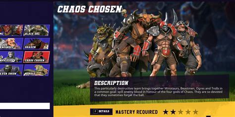 Blood Bowl 3: Best Chaos Chosen Team Skills & Strategies