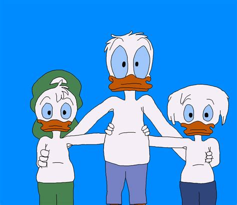 Donald Duck and his nephews Summer Day by ErikHillenburg on DeviantArt