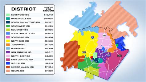 San Antonio School Districts Map - Maping Resources