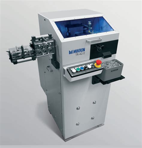 Wire straightening and cutting machine - Mikron TR-42/2™ - Mikron ...