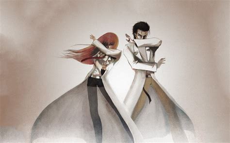 anime, Okabe Rintarou, Makise Kurisu, Lab Coats, Anime Girls, Anime Boys, Steins;Gate Wallpapers ...