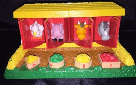 John Deere Pop-up Barn Farm Animals Toy With Sound/Rare | #1934426214