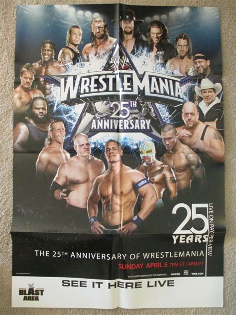 Wrestlemania 25 Poster