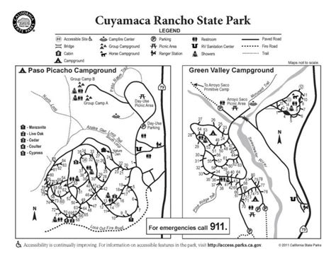 Paso Picacho and Green Valley Campgrounds Map – JCFPD Radio Info