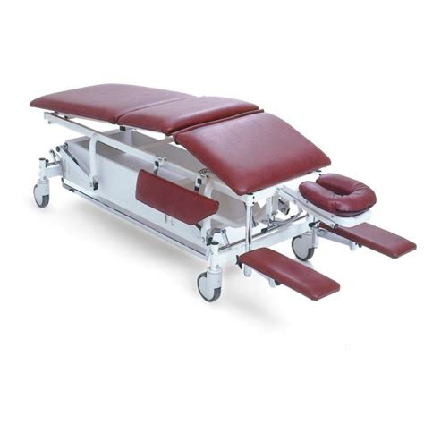 Hydraulic massage table - Physio II - Tarsus - electric / on casters ...