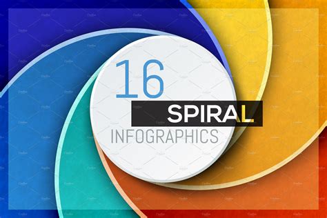 16 Spiral Templates | Presentation Templates ~ Creative Market