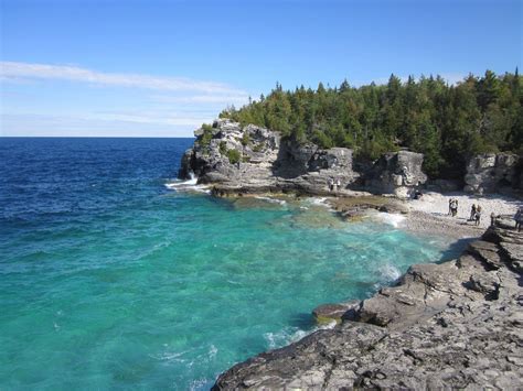 No It's not the Caribbean, It's Lake Huron! The Overlook, Bruce Trail ...