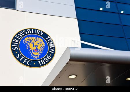 Football. SHREWSBURY TOWN FOOTBALL CLUB PLC Scot Leydon Stock Photo - Alamy