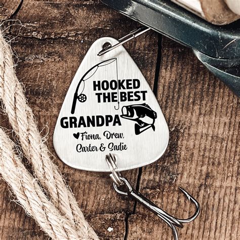 Grandpa Gift Grandpa Fishing Lure Fathers Day Gift for Grandpa - Etsy