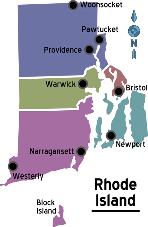 File:Map of Rhode Island Regions.png - Wikitravel Shared