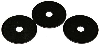 1/4" x 1 1/4" Fender Washers / Steel / Black Oxide