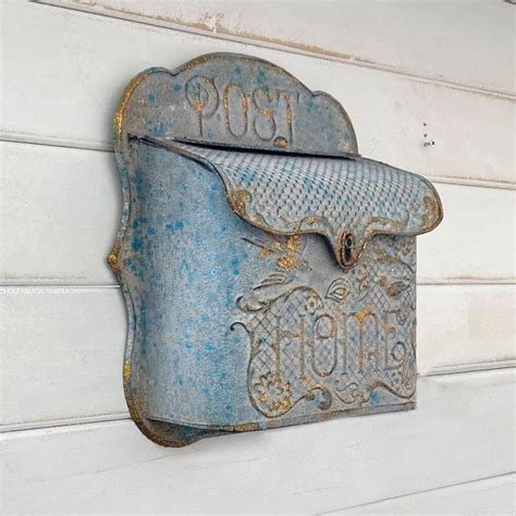 Vintage Post Box Wall Mounted Garden Home Decor Letterbox - Etsy