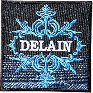 Amazon.com: DELAIN Band Logo Music Patch Sew Iron on Embroidered Badge Sign Costume Gift: Arts ...