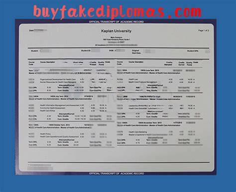 How to Buy Fake Kaplan University Transcript? | Buy Fake Diplomas, High School, College, Degrees ...