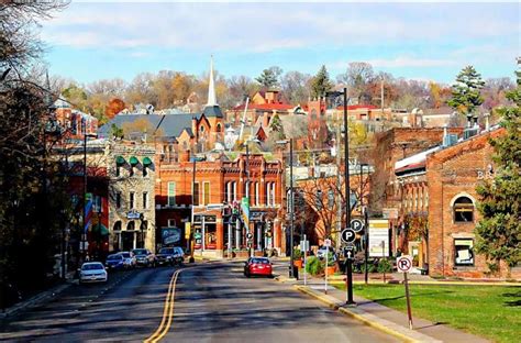 Charming Autumn View of Downtown Stillwater