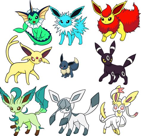 Alternate Shinies: Eeveelutions by high-jump-kick on DeviantArt