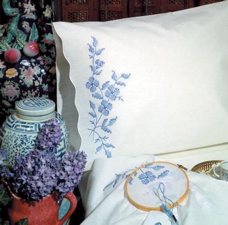 Pillowcases - Embroidery Patterns & Kits - 123Stitch.com | Stamped ...