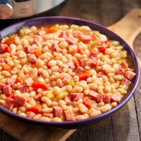 Instant Pot Ham and Beans Recipe (with Dry Beans) - DadCooksDinner