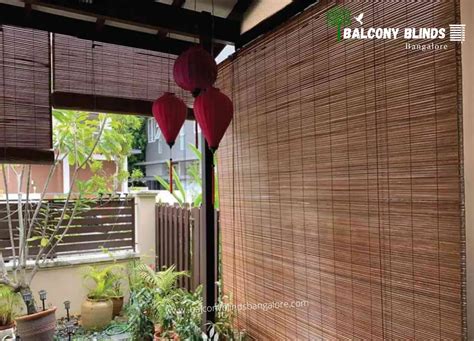 Outdoor Bamboo Blinds in Bangalore for Sun, Rain and Dust