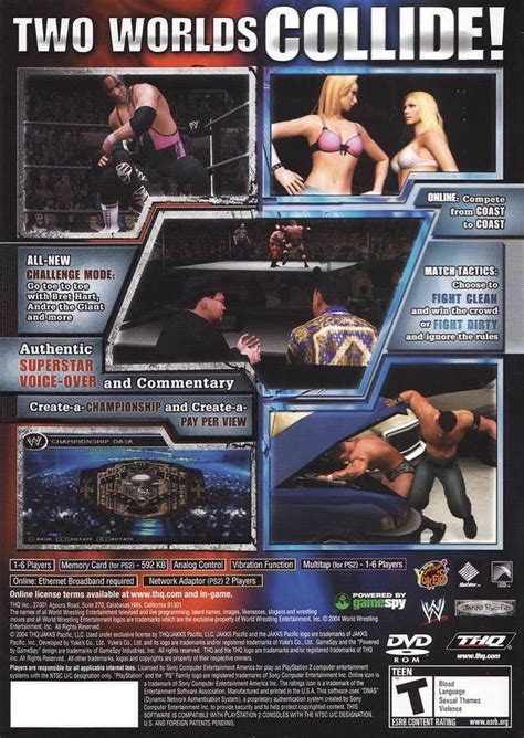 WWE Smackdown vs. Raw Sony Playstation 2 Game