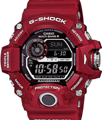 Casio G-Shock wrist watches - G-Schock Rangeman Red GW9400RD-4.