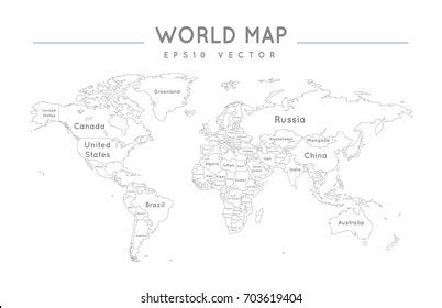 Blank World Map With Countries Names – Get Latest Map Update