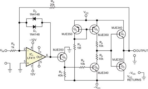 Help me understand this high voltage amplifier circuit for driving a ...