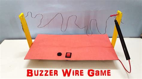 How to make Buzz Wire Game| Games for Kids|DIY Buzzer Wire Game - YouTube