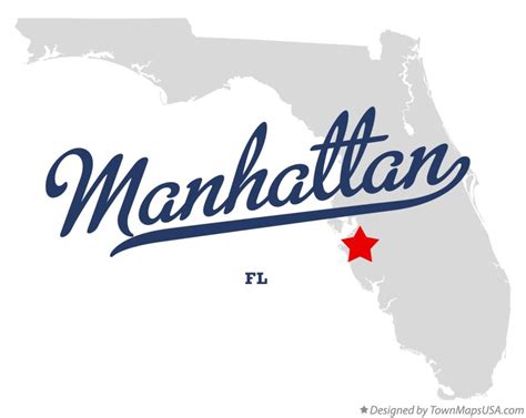 Map of Manhattan, FL, Florida