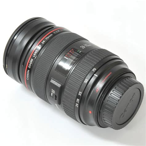 [USED] Canon EF 24-70mm f/2.8L USM Lens with Case & Hood & B+W XS-Pro 77mm UV Filter (Canon ...