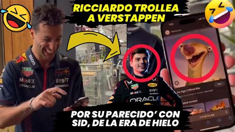 Ricciardo y Sergio Pérez, se Burlan de Verstappen por su ‘parecido’ con ...