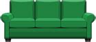 Green Sofa PNG Clipart | Gallery Yopriceville - High-Quality Free ...